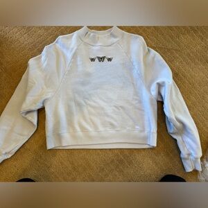hollister sweater w butterflies
